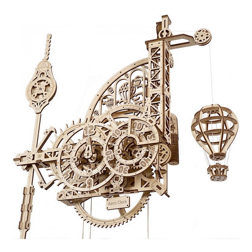 Ugears - 3D wooden mechanical puzzle Ρολόι τοίχου Aero