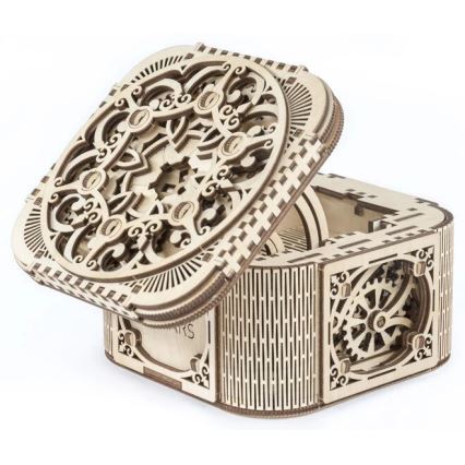 Ugears - 3D ξύλινο μηχανικό παζλ κουτί κοσμήματος
