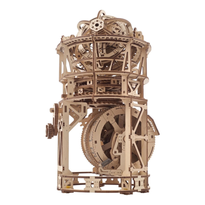 Ugears - 3D ξύλινο μηχανικό παζλ Ρολόι με τουρμπιγιόν