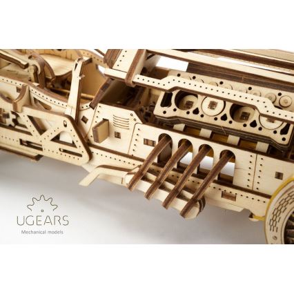 Ugears - 3D ξύλινο μηχανικό παζλ U9 Αυτοκίνητο Grand Prix
