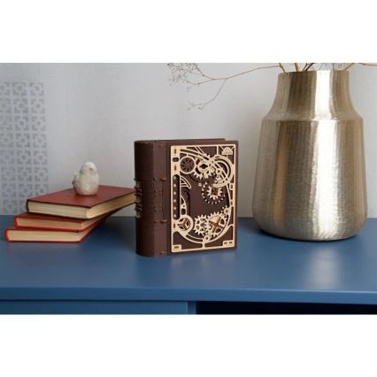 Ugears - 3D ξύλινο μηχανικό παζλ Βιβλίο των Μυστικών