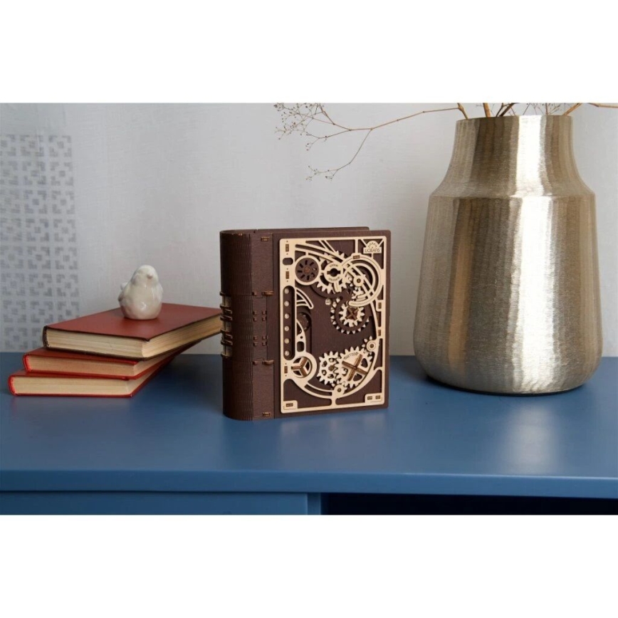 Ugears - 3D ξύλινο μηχανικό παζλ Βιβλίο των Μυστικών