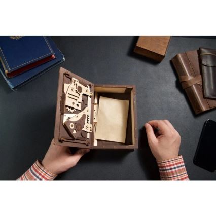 Ugears - 3D ξύλινο μηχανικό παζλ Βιβλίο των Μυστικών