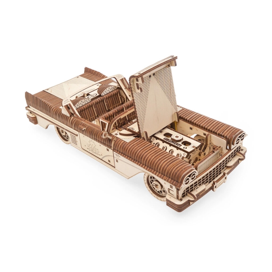 Ugears - 3D ξύλινο μηχανικό παζλ Cabriolet