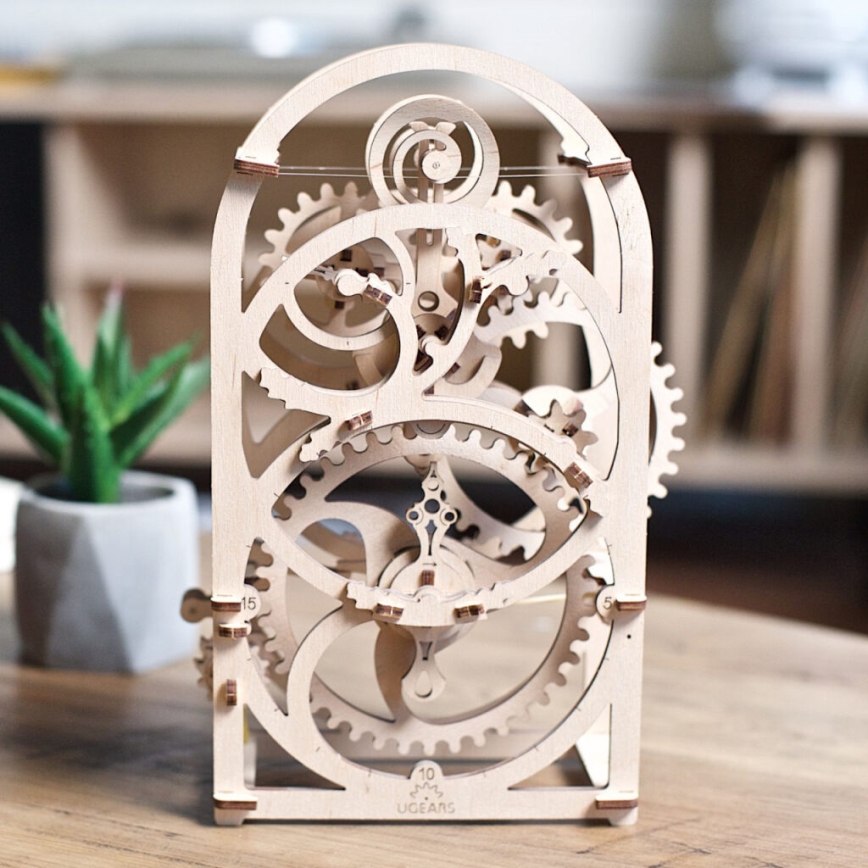 Ugears - 3D ξύλινο μηχανικό παζλ Clockwork