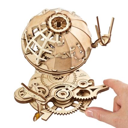 Ugears - 3D ξύλινο μηχανικό παζλ Globe