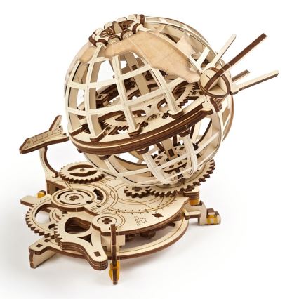 Ugears - 3D ξύλινο μηχανικό παζλ Globe