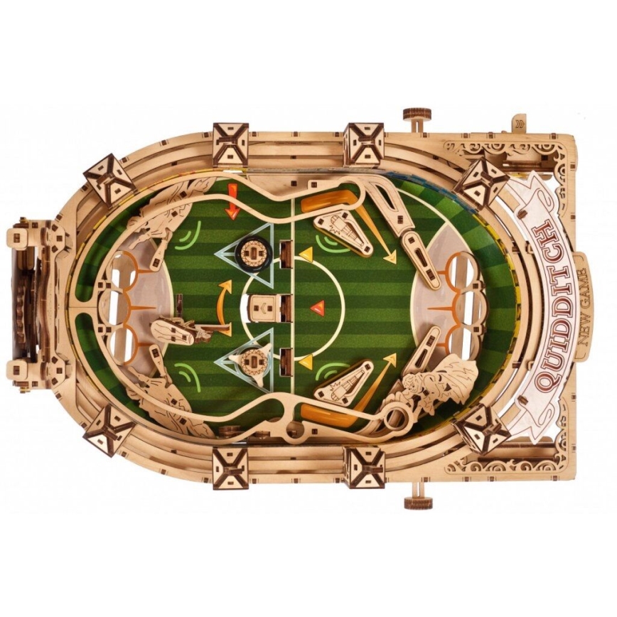 Ugears - 3D ξύλινο μηχανικό παζλ Harry Potter Quidditch Pinball