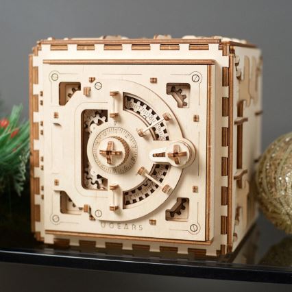 Ugears - 3D ξύλινο μηχανικό παζλ Safe