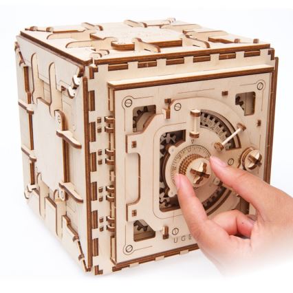 Ugears - 3D ξύλινο μηχανικό παζλ Safe