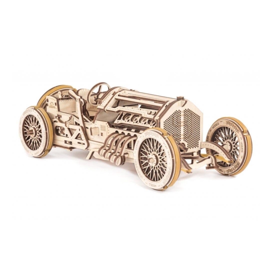 Ugears - 3D ξύλινο μηχανικό παζλ U9 Car Grand Prix