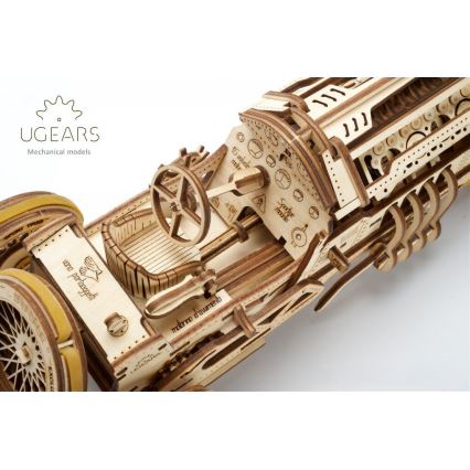 Ugears - 3D ξύλινο μηχανικό παζλ U9 Car Grand Prix