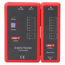 Uni-T - Tester καλωδίων δικτύου 9V