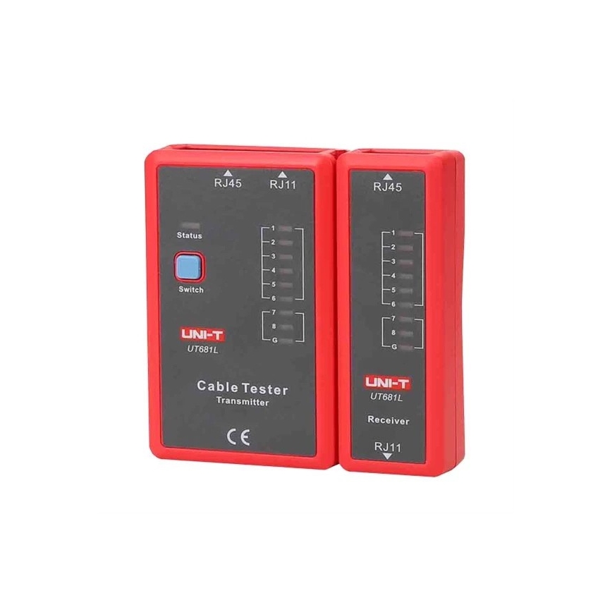 Uni-T - Tester καλωδίων δικτύου 9V