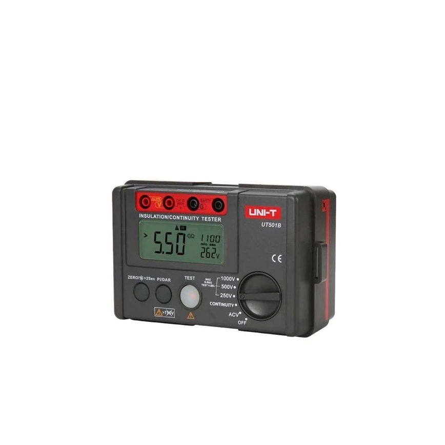 Uni-T UT501B - Μετρητής αντίστασης μόνωσης, τροφοδοσία 6xAA