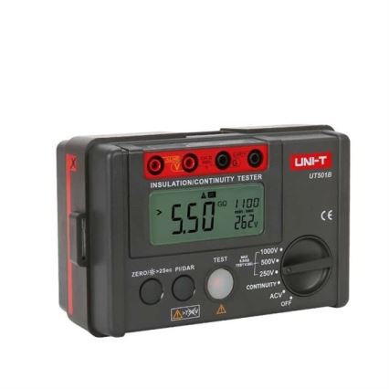 Uni-T UT501B - Μετρητής αντίστασης μόνωσης, τροφοδοσία 6xAA