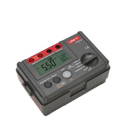 Uni-T UT501B - Μετρητής αντίστασης μόνωσης, τροφοδοσία 6xAA