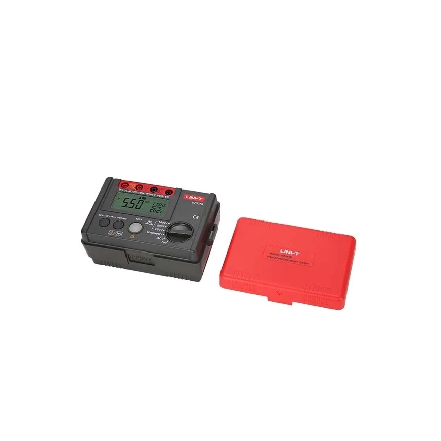 Uni-T UT501B - Μετρητής αντίστασης μόνωσης, τροφοδοσία 6xAA