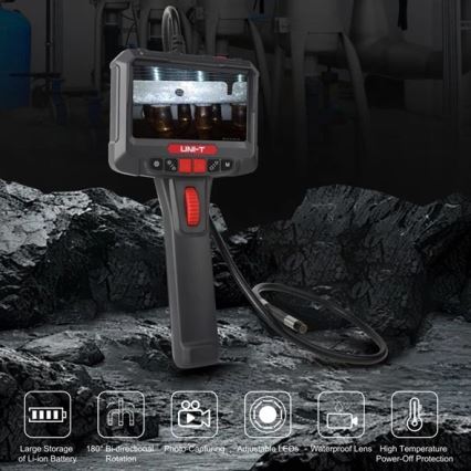 Uni-T UT663B - Βιντεοενδοσκόπιο 3,7V 3000 mAh IP67 3m