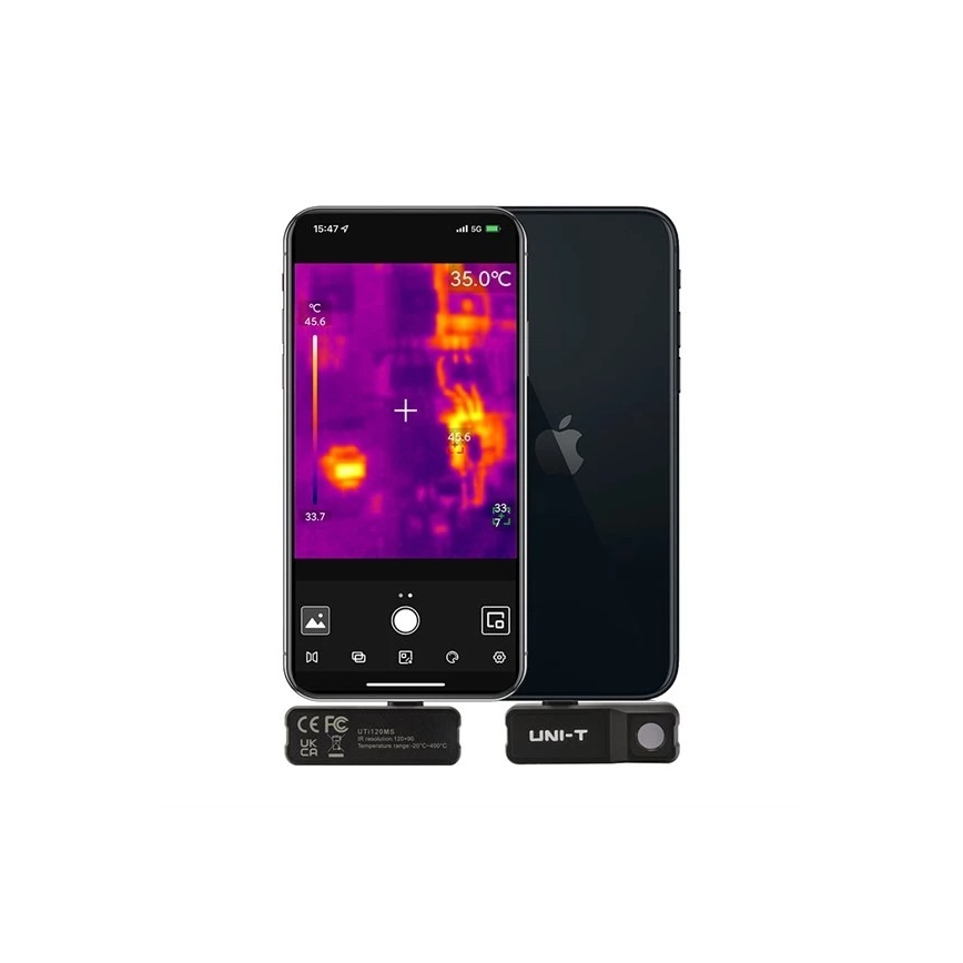 Uni-T UTi120MS - Θερμική κάμερα lightning για iPhone