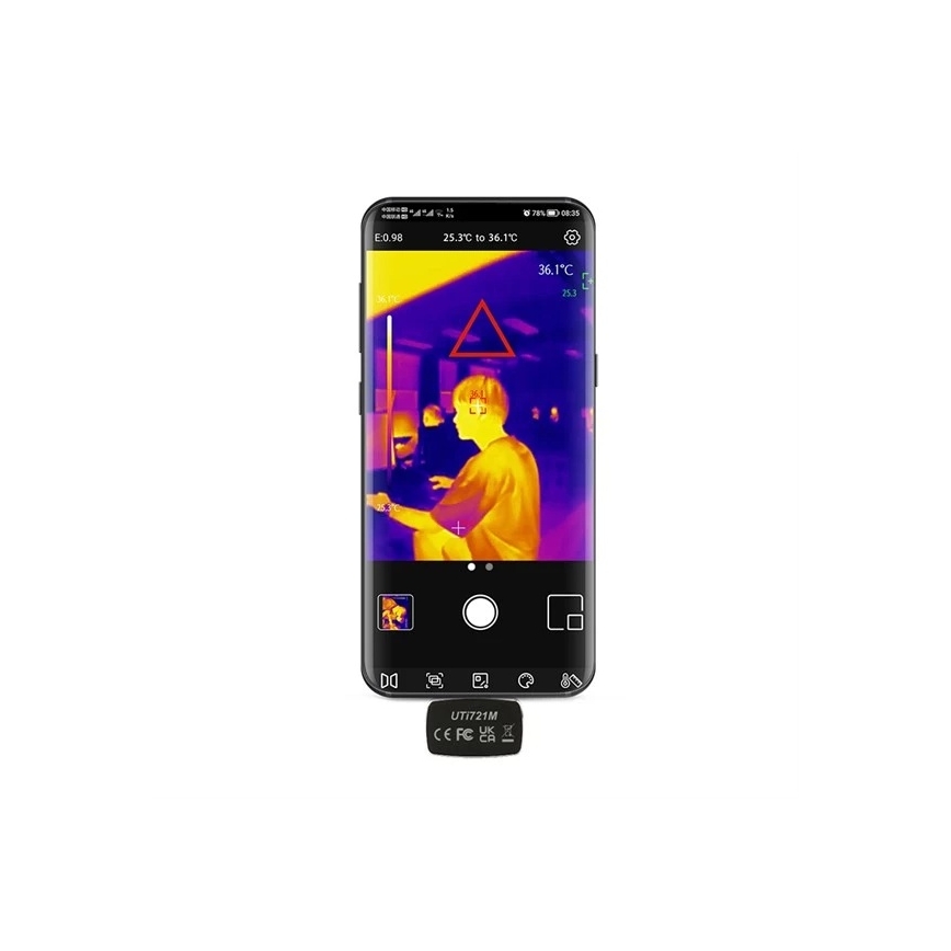 Uni-T UTi721M - Θερμική κάμερα USB-C