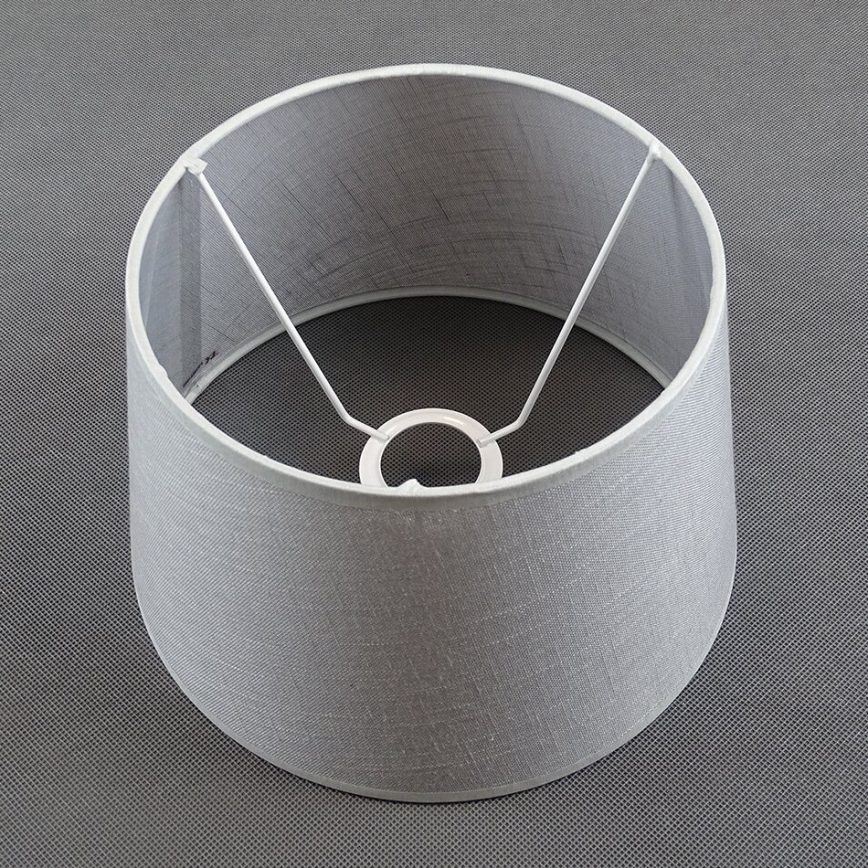 Universal ανταλλακτικό αμπαζούρ LORENZO E27 16x26 cm γκρι