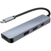 USB-C hub 4σε1 Power Delivery 100W και HDMI 4K