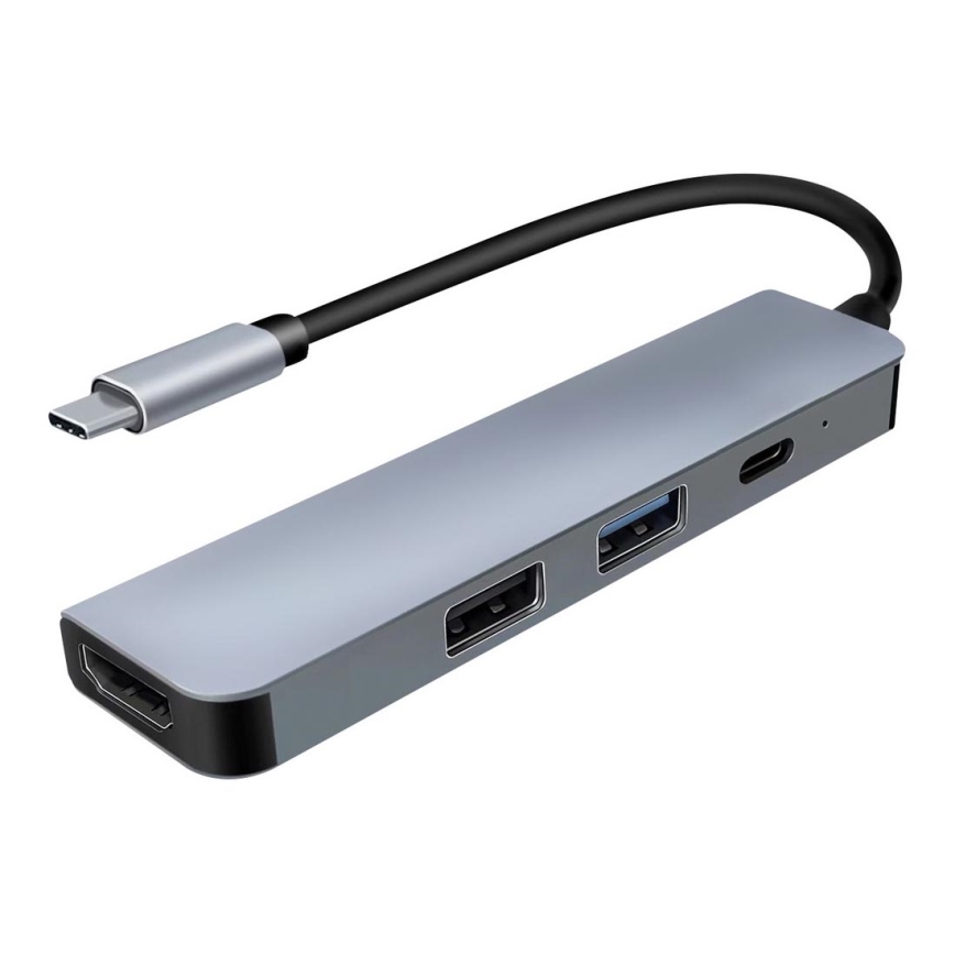 USB-C hub 4σε1 Power Delivery 100W και HDMI 4K