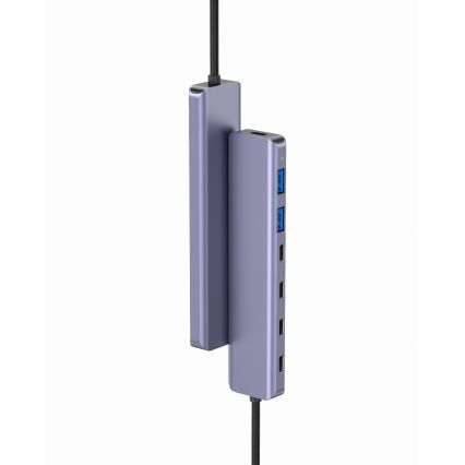 USB-C hub 7 σε 1 με Power Delivery 100W
