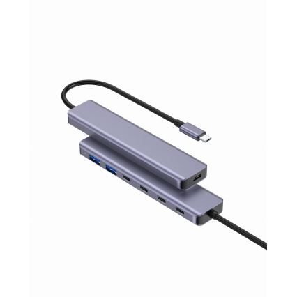 USB-C hub 7 σε 1 με Power Delivery 100W