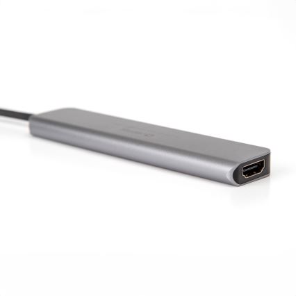 USB hub 7σε1 Power Delivery 100W HDMI 4K