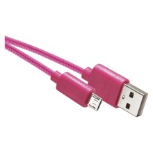USB Καλώδιο USB 2.0 A connector/USB B micro connector ροζ