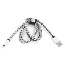 USB καλώδιο USB A / Micro USB connector 1m λευκό