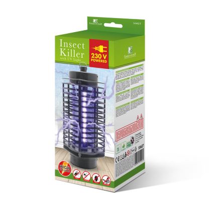 UV ηλεκτρική παγίδα εντόμων 1,2W/230V μαύρη