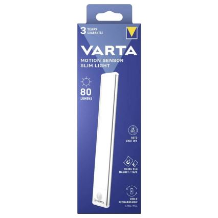 Varta 17624101111 - LED Επαναφορτιζόμενος φωτισμός επίπλων με αισθητήρα κίνησης LED/5V