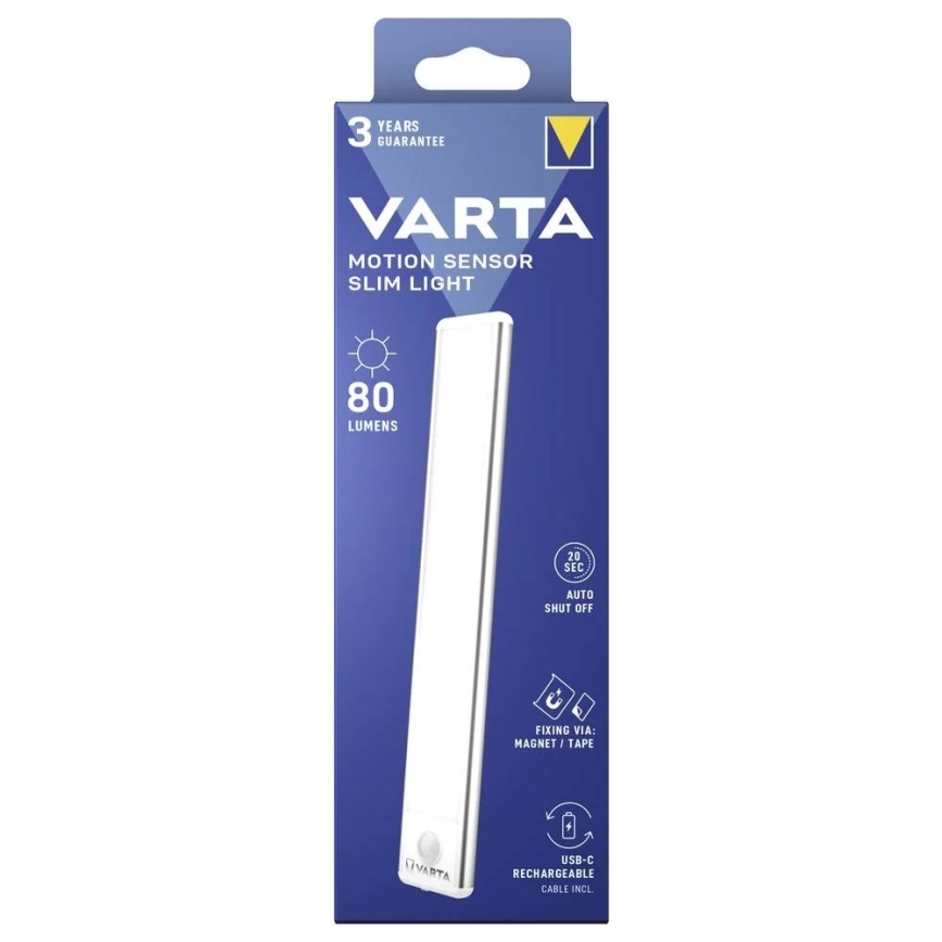 Varta 17624101111 - LED Επαναφορτιζόμενος φωτισμός επίπλων με αισθητήρα κίνησης LED/5V