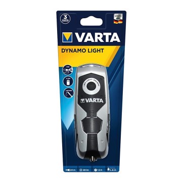 Varta 17680101401 - Επαναφορτιζόμενος φακός LED DYNAMO LIGHT LED/120mAh IPX4