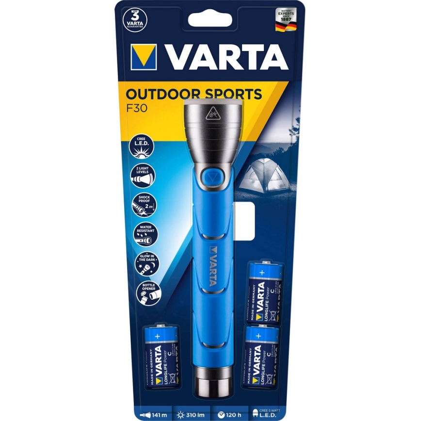 VARTA 18629 - Φακός LED LED/5W/3xC