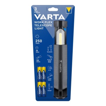 Varta 18646101421 - Φακός LED WORK FLEX LED/4xAA IP54