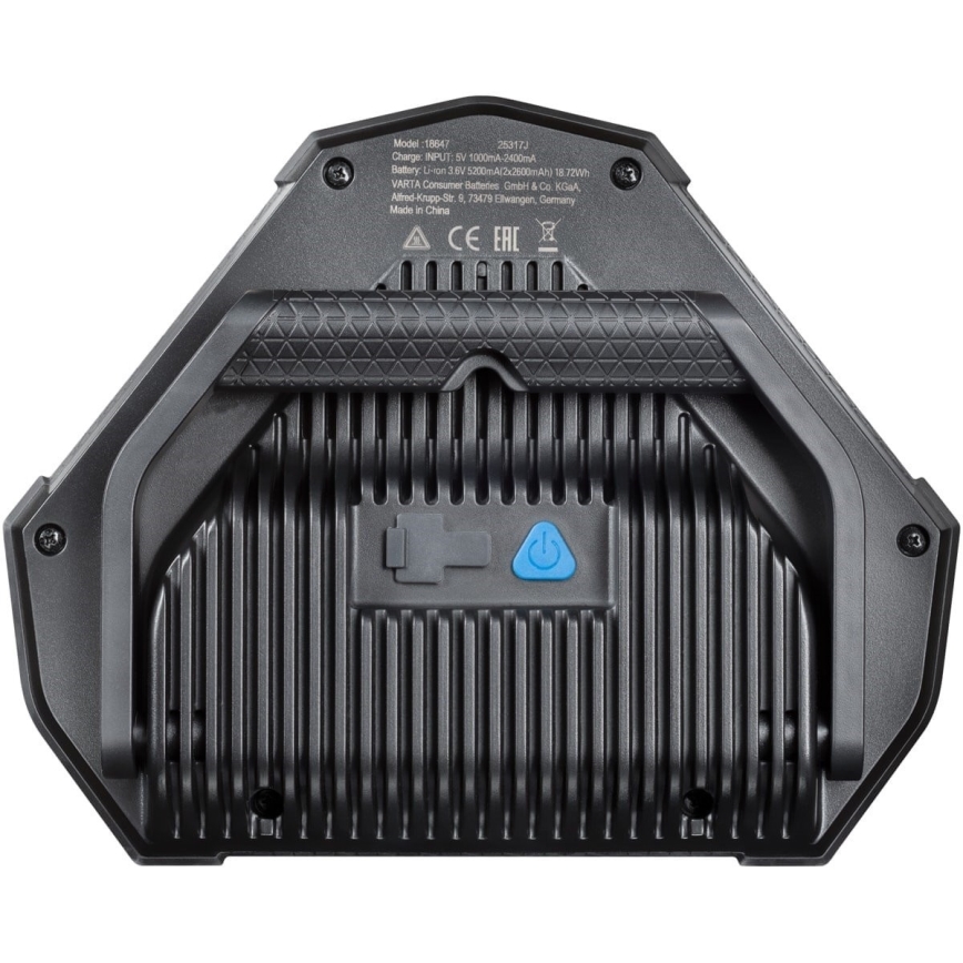 Varta 18647101401 - Φορητός LED φακός WORK FLEX LED/12W/5V 5200 mAh IP54