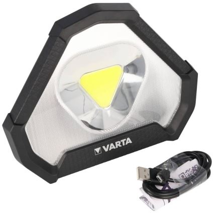 Varta 18647101401 - Φορητός LED φακός WORK FLEX LED/12W/5V 5200 mAh IP54