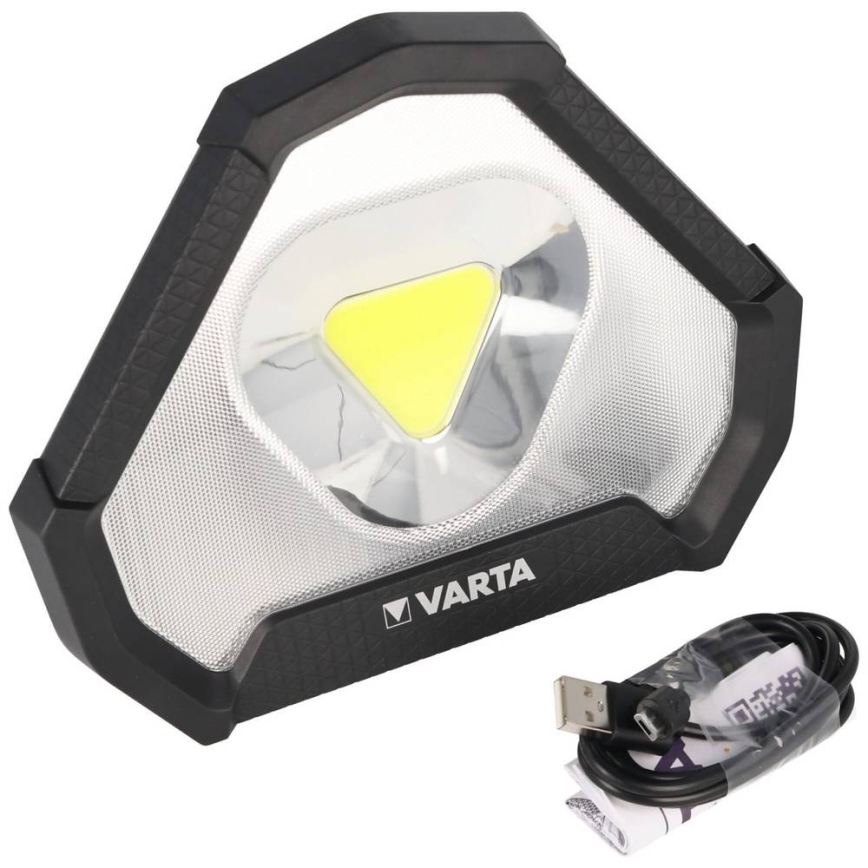 Varta 18647101401 - Φορητός φακός LED WORK FLEX LED/12W/5V 5200mAh IP54