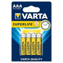 Varta 2003 - 4 τμχ Μπαταρία ψευδαργύρου-άνθρακα SUPERLIFE AAA 1,5V