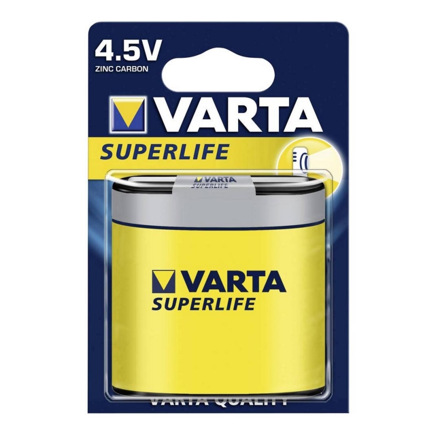 Varta 2012 - 1 τμχ Μπαταρία ψευδαργύρου-άνθρακα SUPERLIFE 4,5V