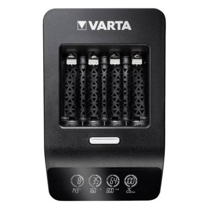 Varta 40084 - Έξυπνος φορτιστής LCD ULTRA FAST+ 4xNiMH AA 2100 mAh 230V