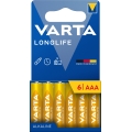 Varta 4103101746 - 6 τεμ. Αλκαλικές μπαταρίες LONGLIFE AAA 1,5V