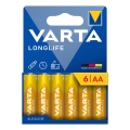 Varta 4106101736 - 6 τεμ. Αλκαλικές μπαταρίες LONGLIFE AA 1,5V