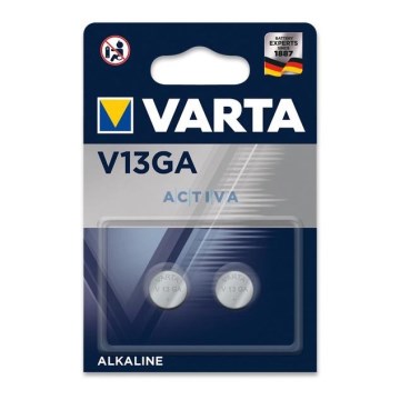Varta 4276101402 - 2 τμχ Αλκαλική μπαταρία κουμπί ELECTRONICS V13GA 1,5V