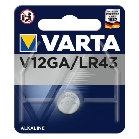 Varta 4278101401 - 1 τμχ Αλκαλική μπαταρία κουμπί ELECTRONICS V12GA 1,5V