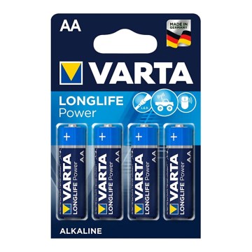 Varta 4906 - 4 τμχ Αλκαλική μπαταρία LONGLIFE AA 1,5V